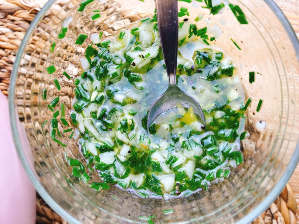 Rezept für herzhaftes Feldsalatdressing