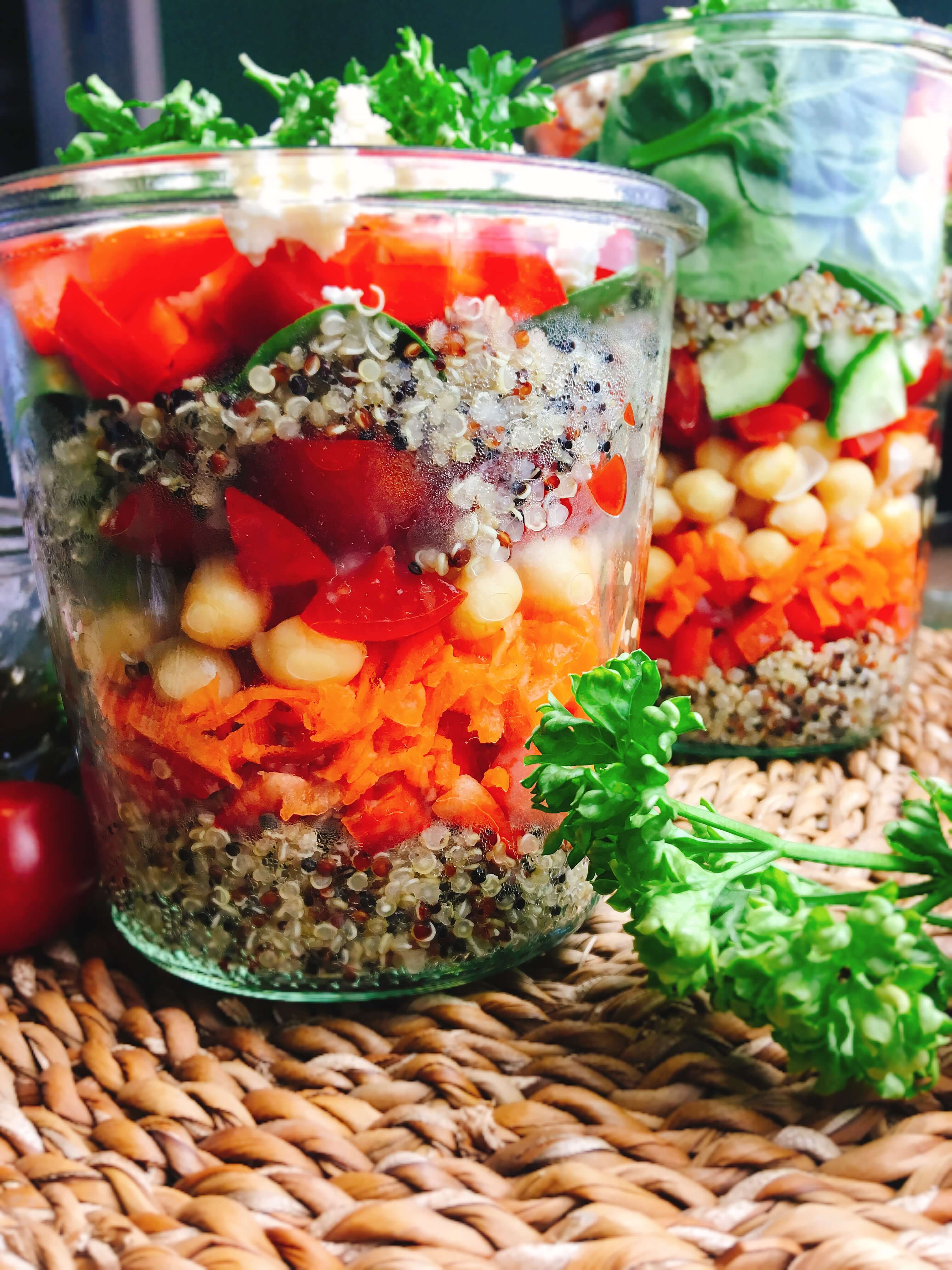 Schichtsalat to go  perfekt frs Bro!