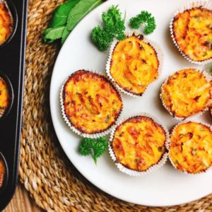 Rezept für herzhafte Süßkartoffel-Muffins